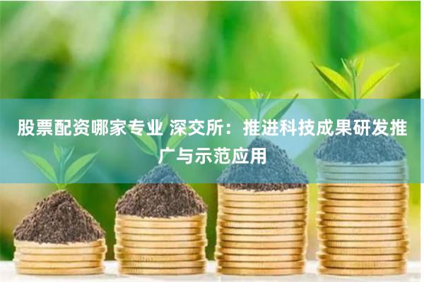 股票配资哪家专业 深交所：推进科技成果研发推广与示范应用