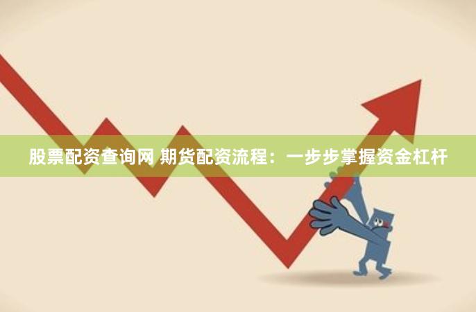 股票配资查询网 期货配资流程：一步步掌握资金杠杆
