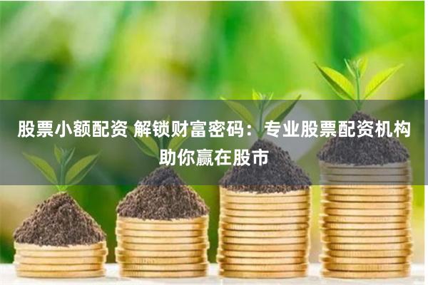 股票小额配资 解锁财富密码：专业股票配资机构助你赢在股市